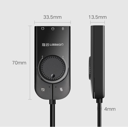כרטיס קול USB חיצוני Ugreen דגם CM129